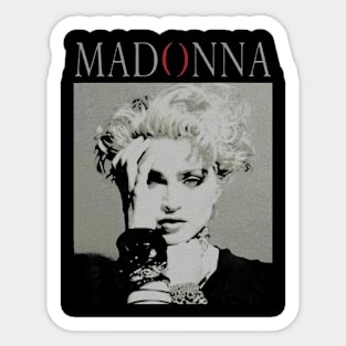 Madonna // Retro Style Design Sticker